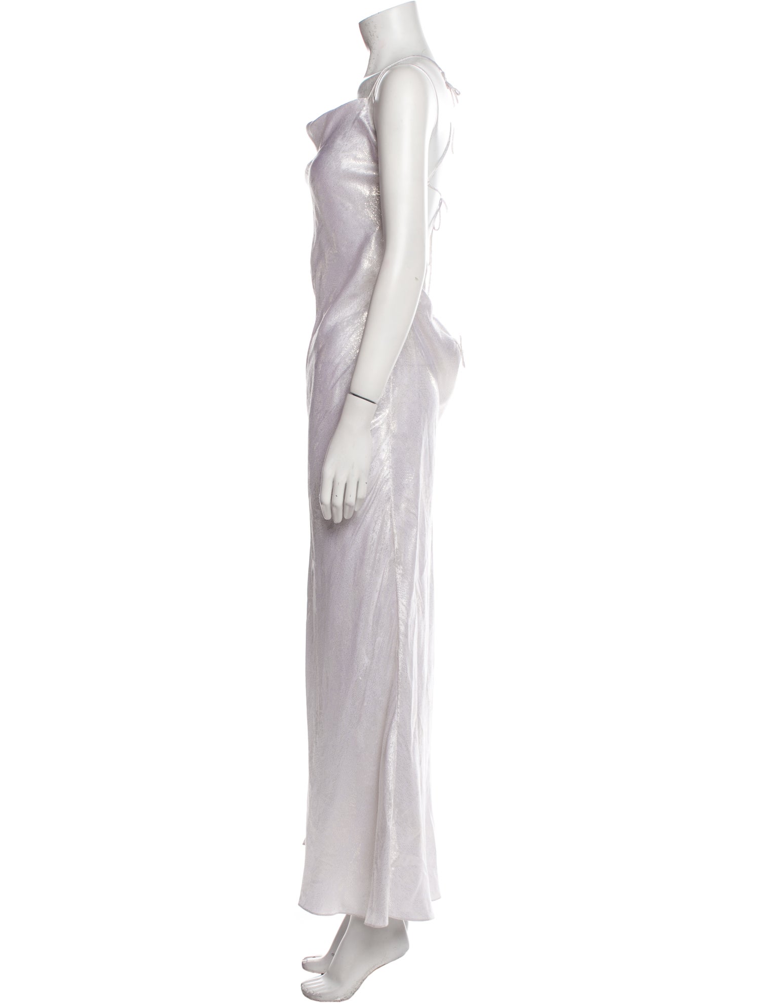 Adriana Iglesias Silk Long Dress