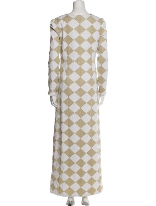 Adriana Iglesias Silk Long Dress