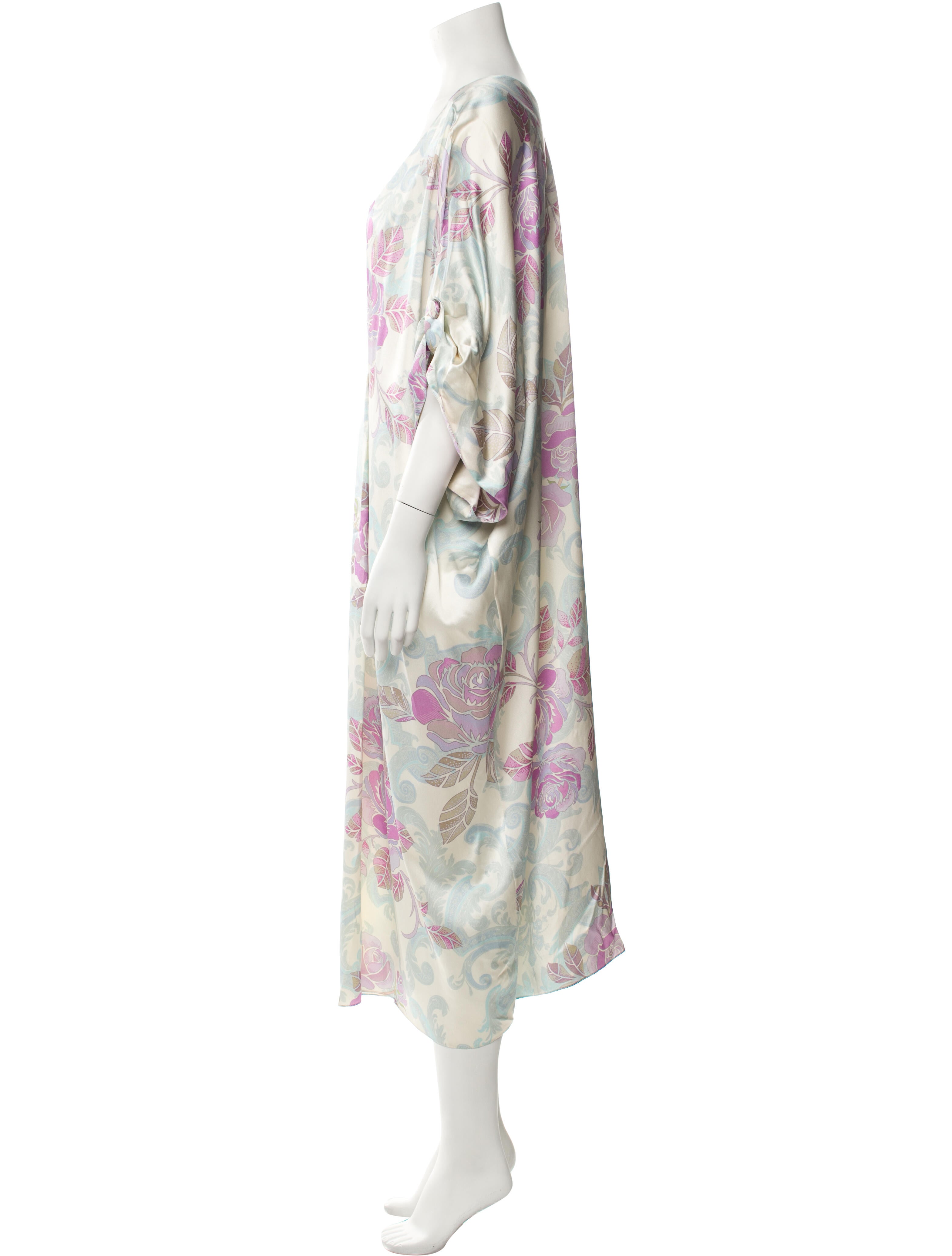 Adriana Iglesias Silk Long Dress