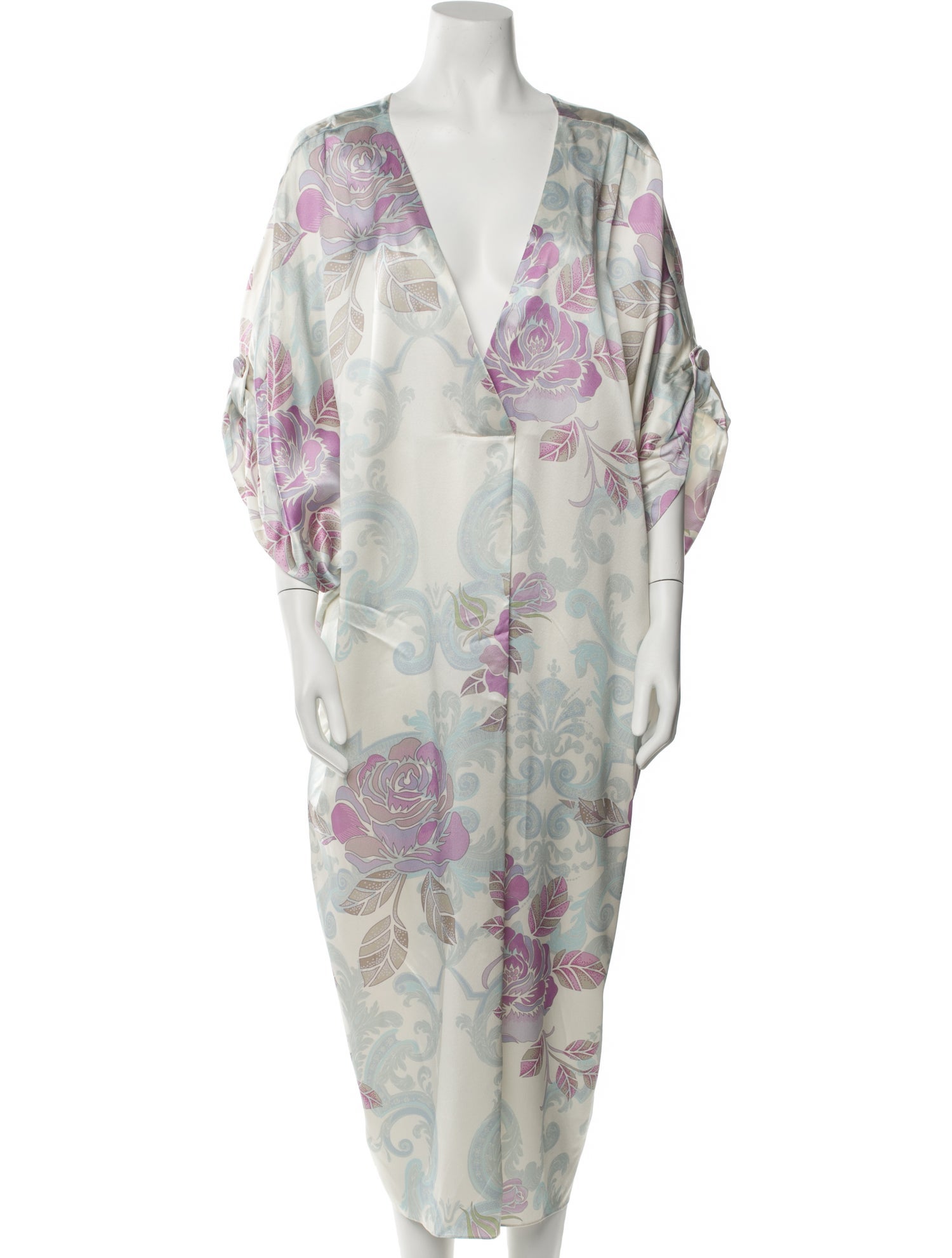 Adriana Iglesias Silk Long Dress