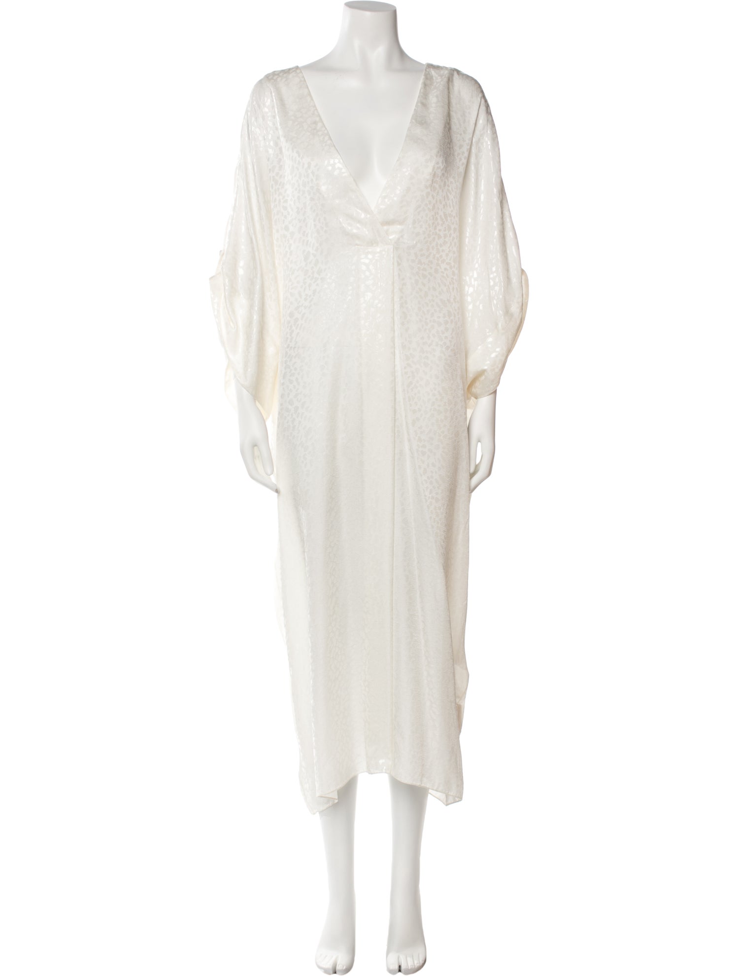 Adriana Iglesias Silk Long Dress