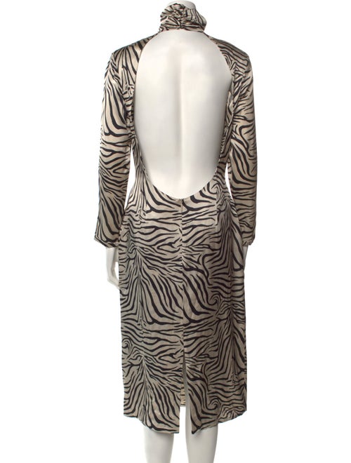 Adriana Iglesias Silk Midi Length Dress