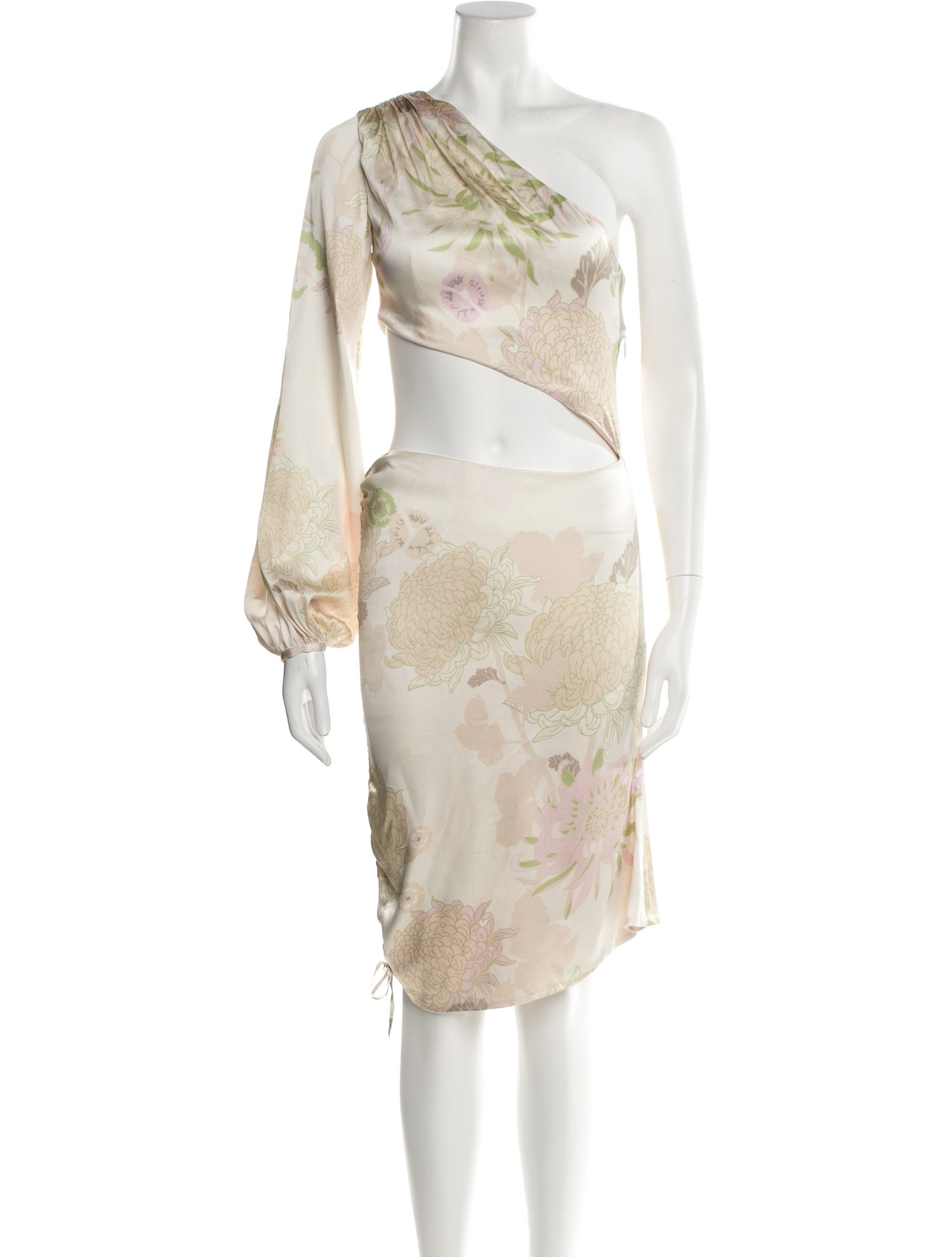 Adriana Iglesias Silk Mini Dress