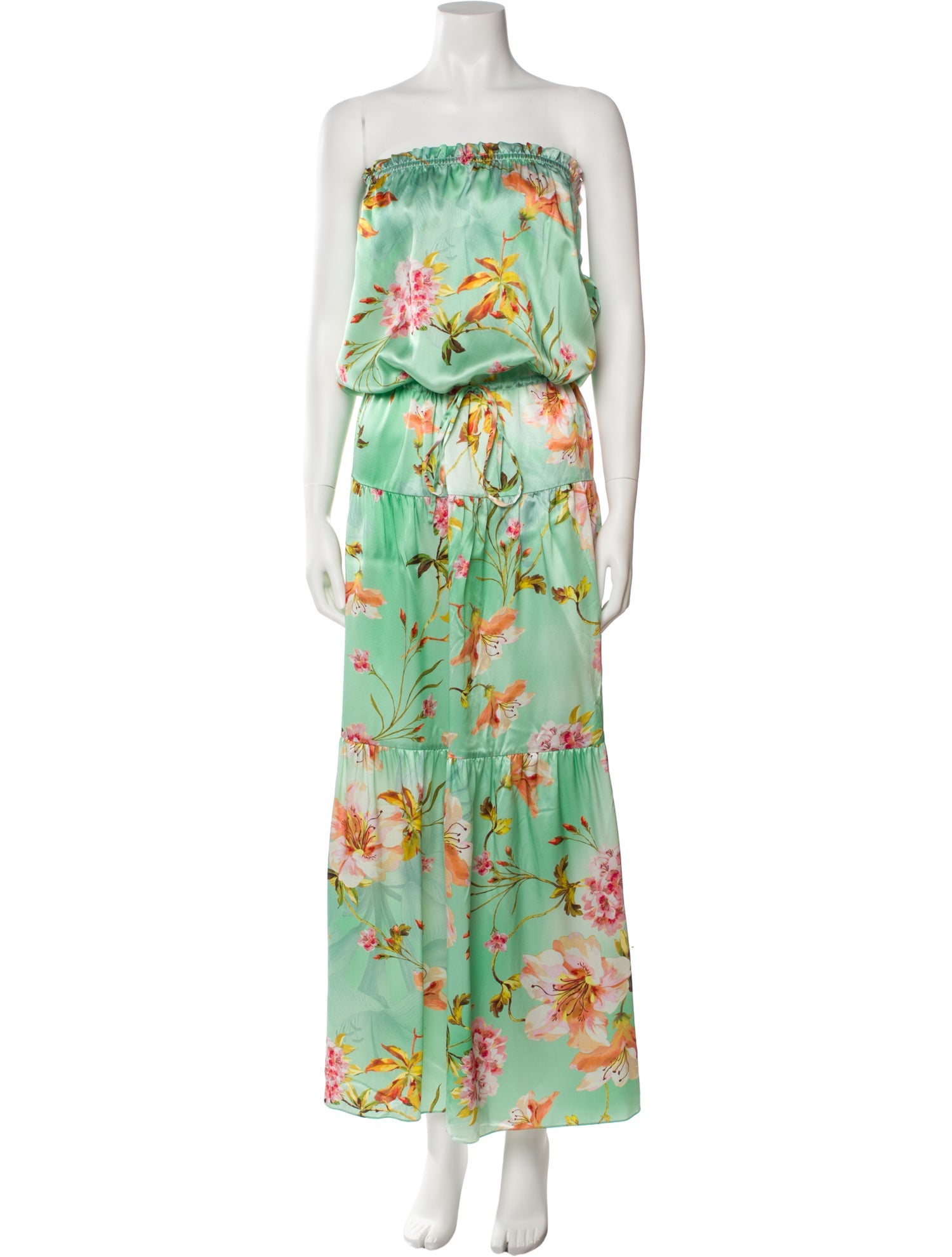 Adriana Iglesias Silk Long Dress