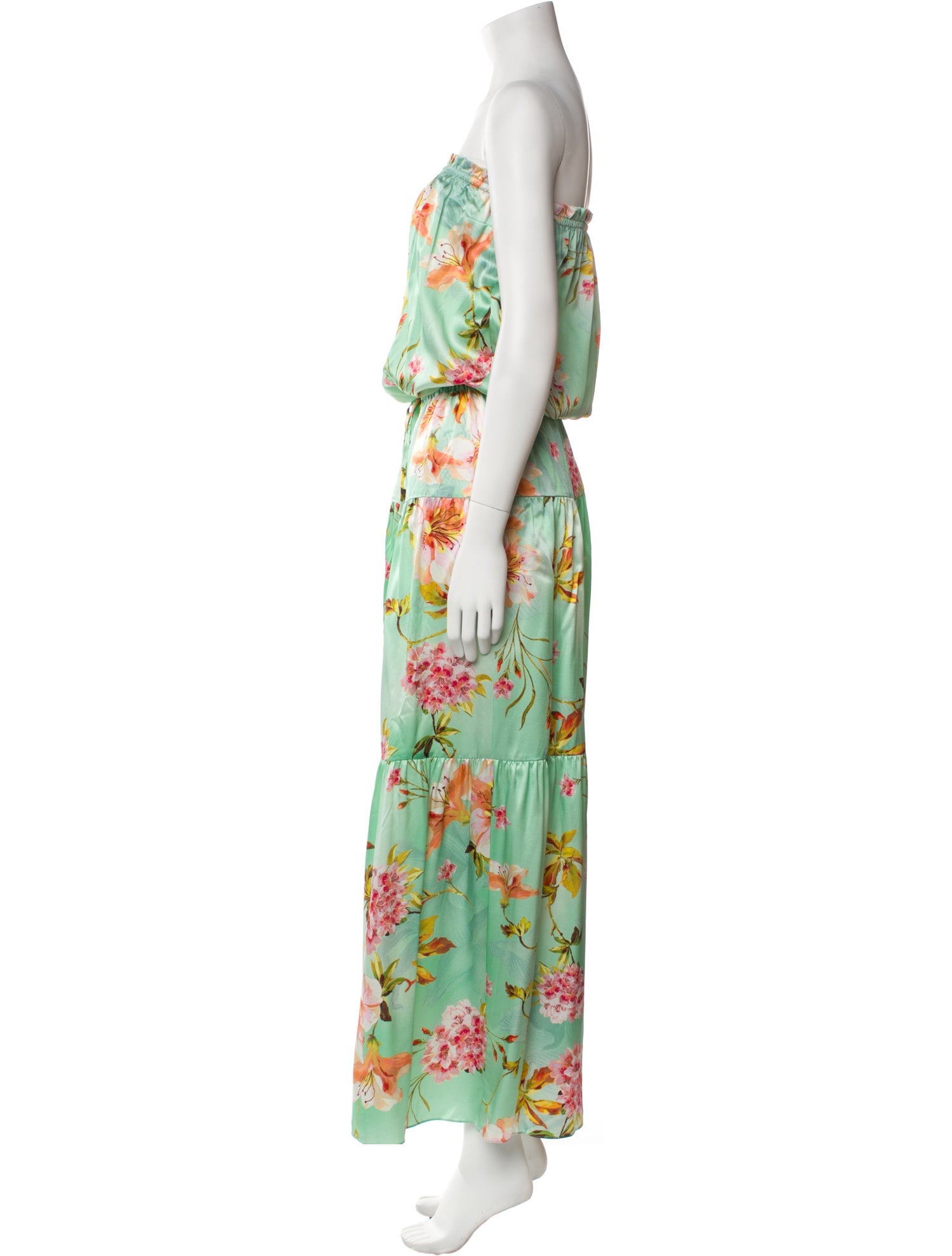 Adriana Iglesias Silk Long Dress