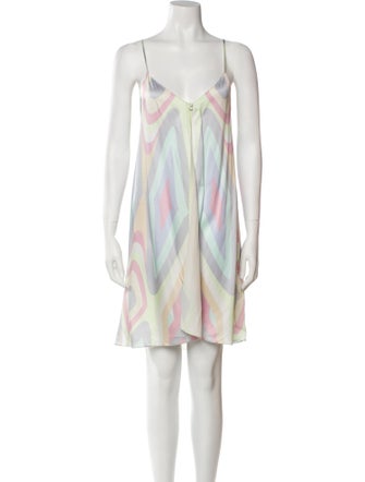 Adriana Iglesias Silk Mini Dress