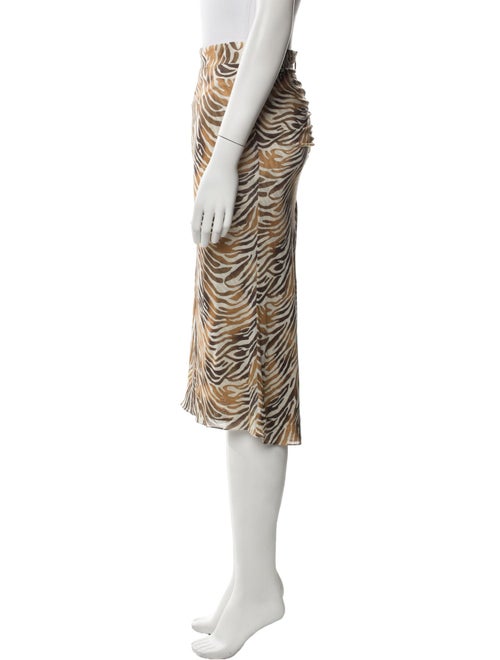 Adriana Iglesias Silk Midi Length Skirt