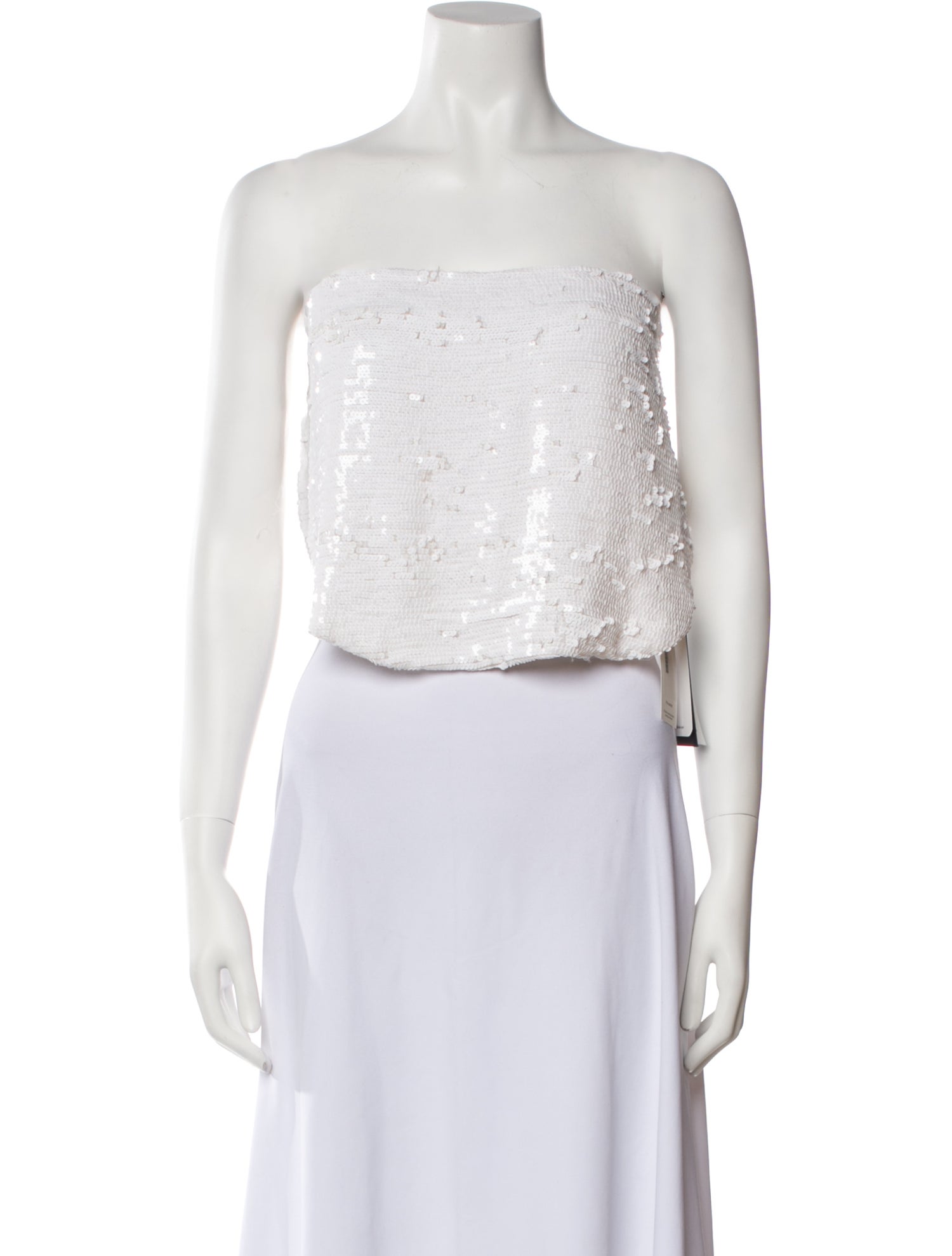 Adriana Iglesias Strapless Crop Top w/ Tags