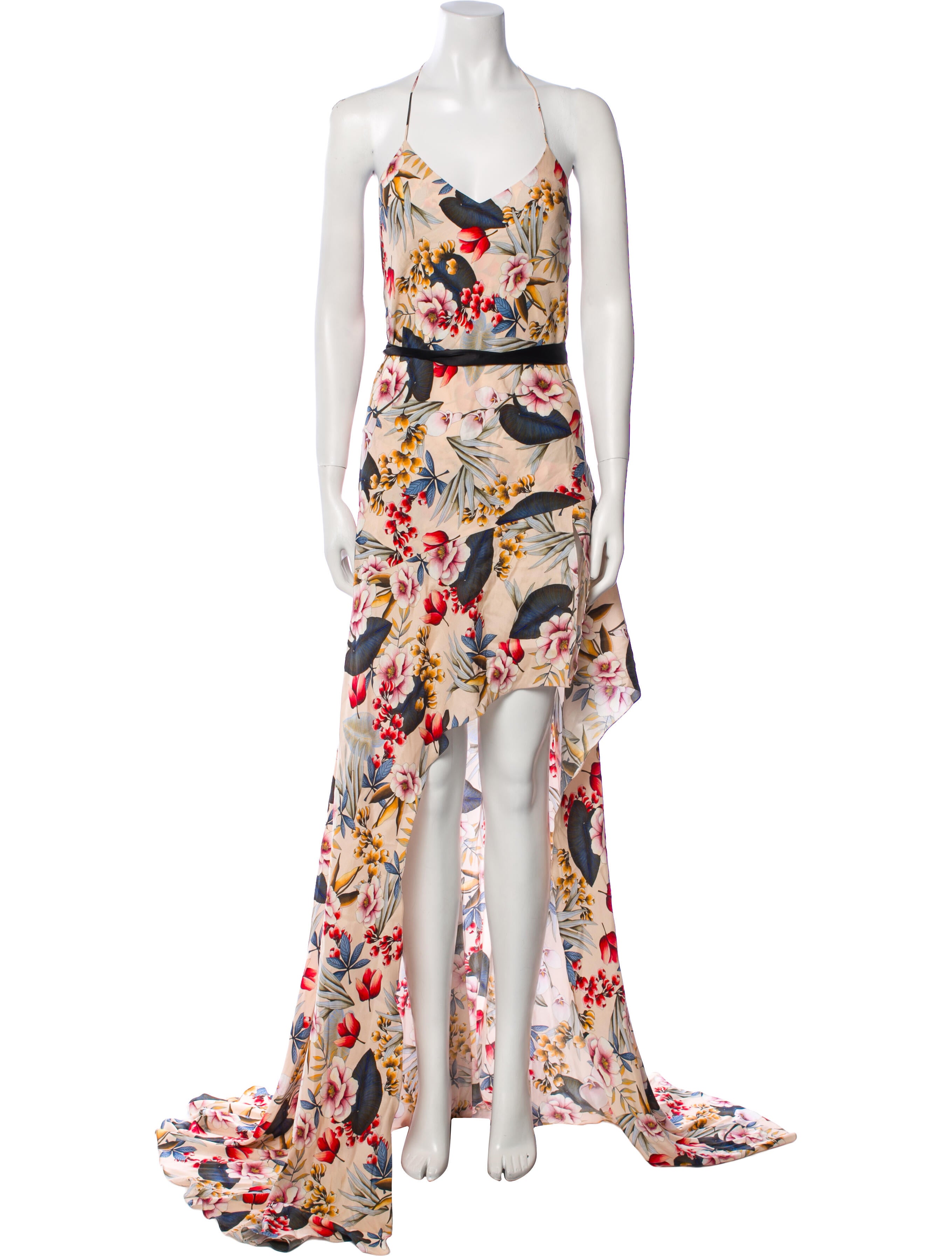 Adriana Iglesias Silk Long Dress w/ Tags