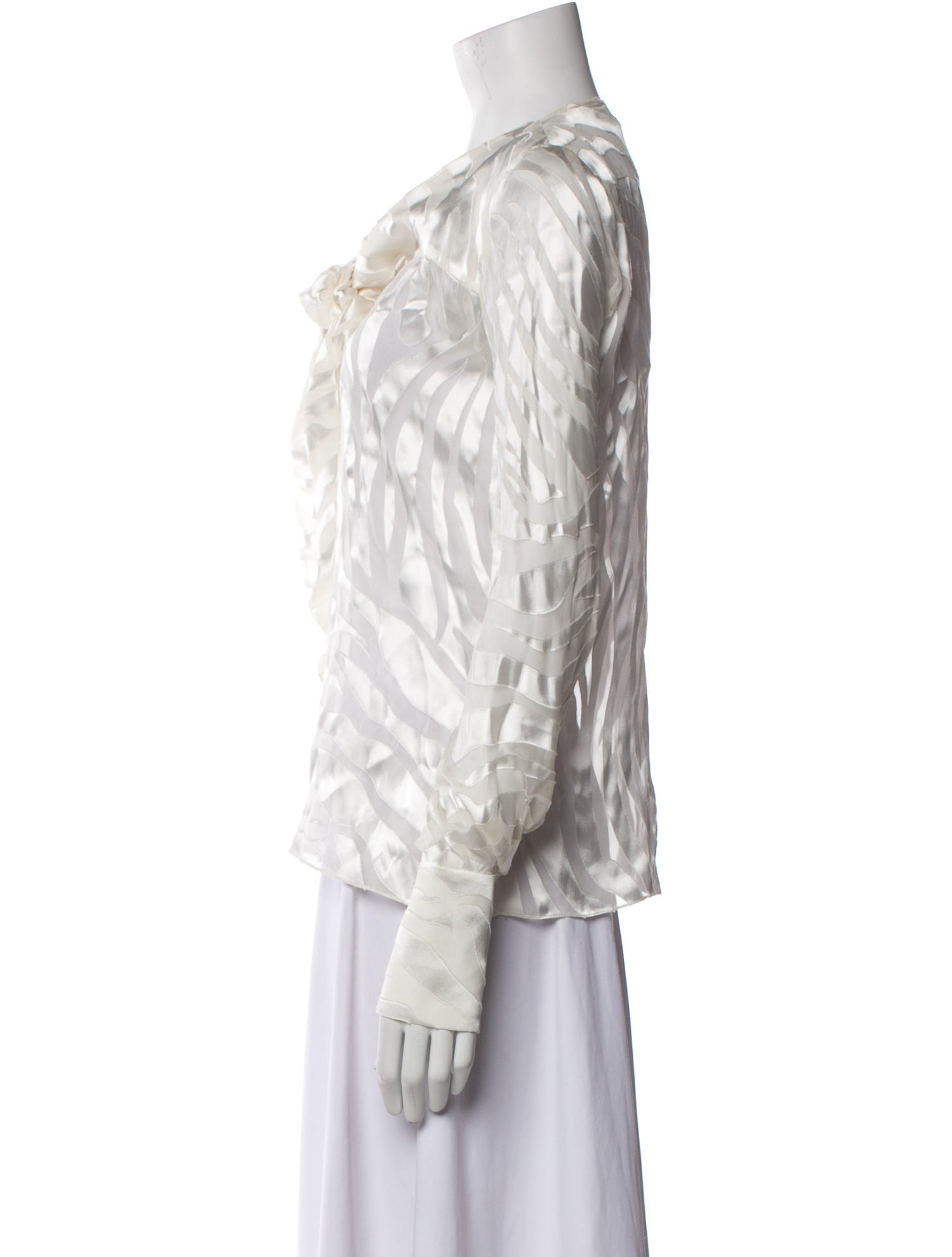 Adriana Iglesias Printed Cowl Neck Blouse