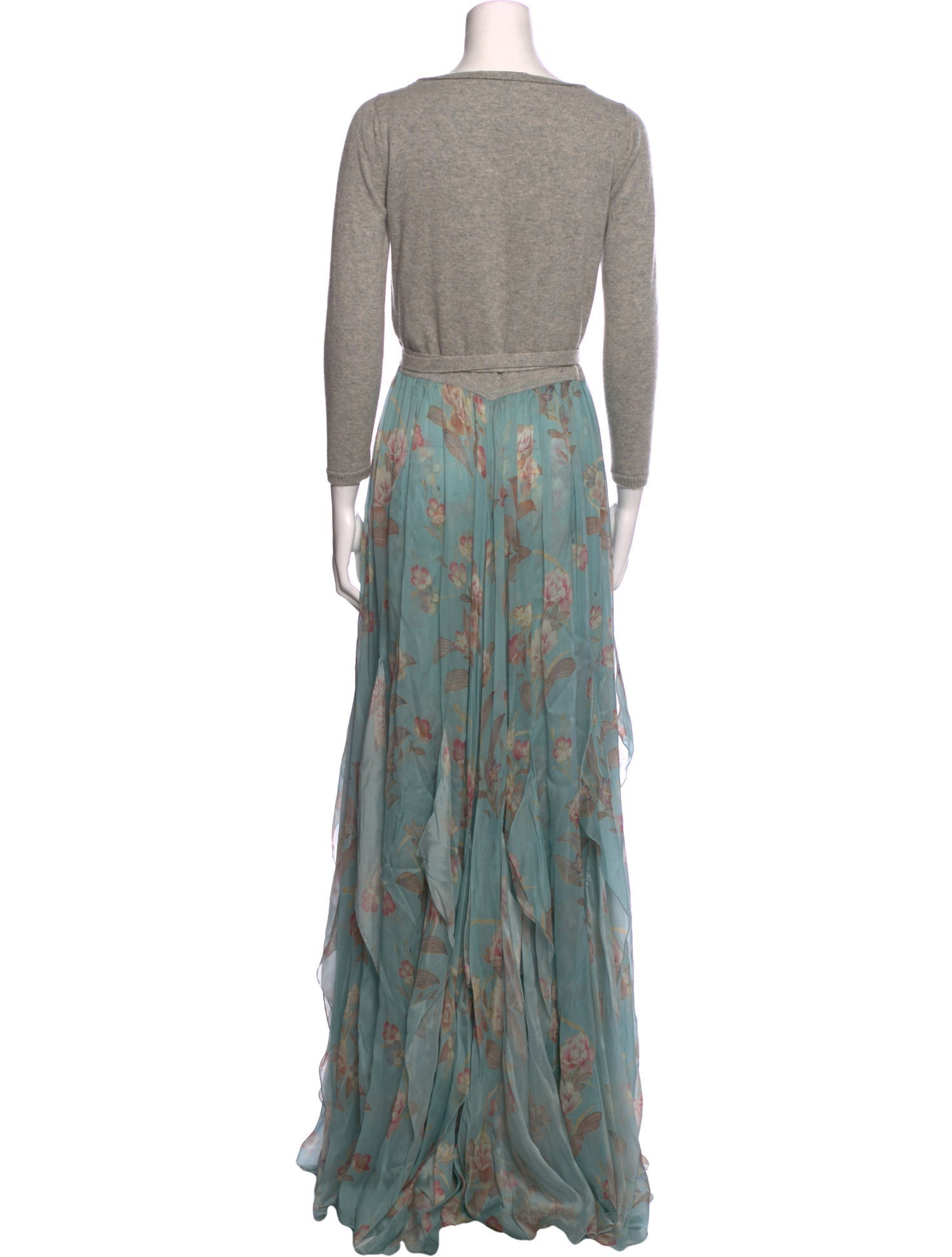 Adriana Iglesias Silk Long Dress