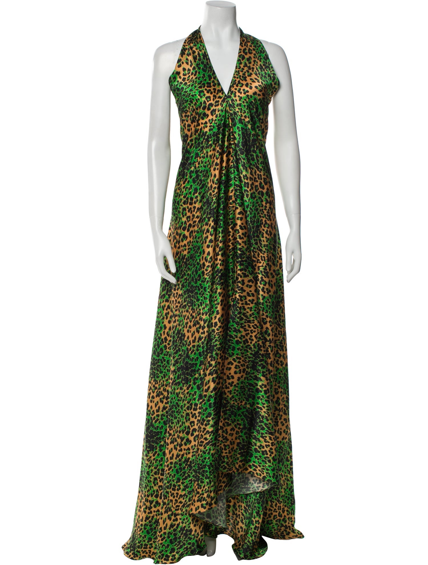 Adriana Iglesias Silk Midi Length Dress