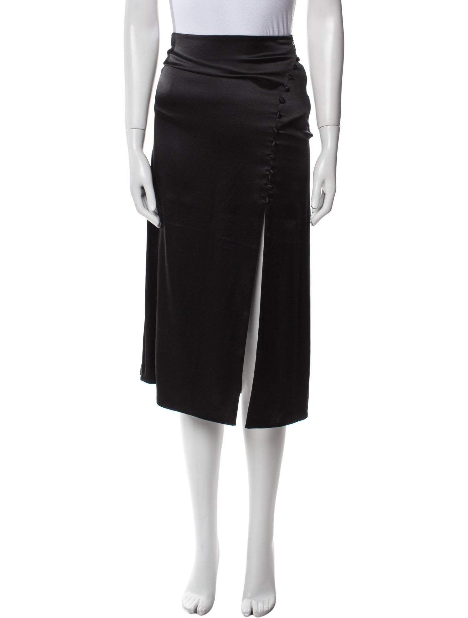 Adriana Iglesias Silk Midi Length Skirt
