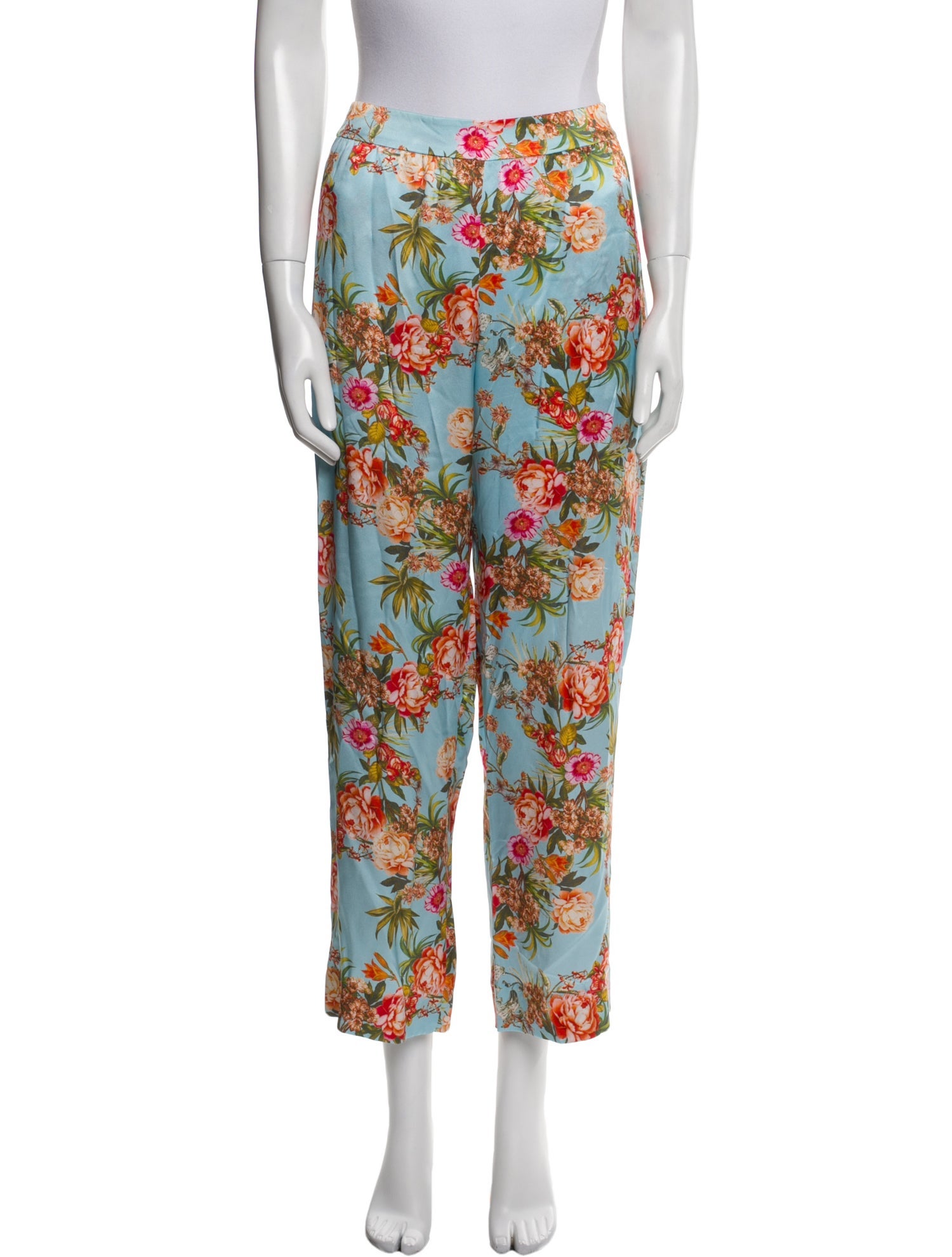 Adriana Iglesias Silk Wide Leg Pants