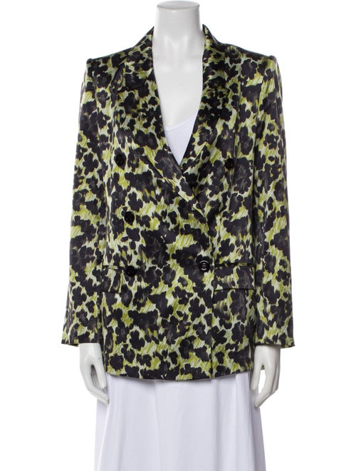 Adriana Iglesias Silk Printed Blazer