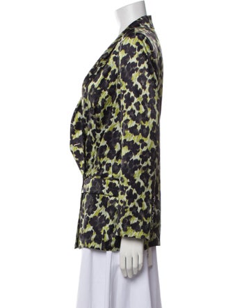 Adriana Iglesias Silk Printed Blazer
