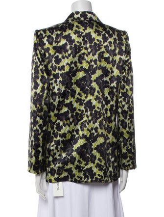 Adriana Iglesias Silk Printed Blazer