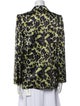 Adriana Iglesias Silk Printed Blazer