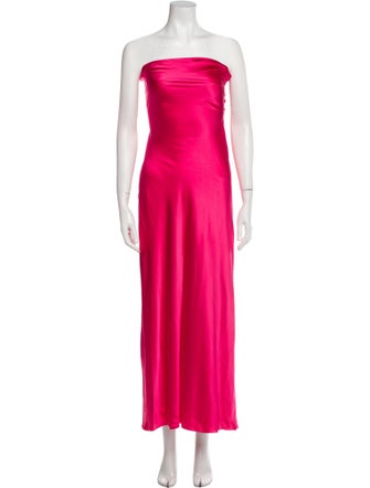 Adriana Iglesias Silk Long Dress