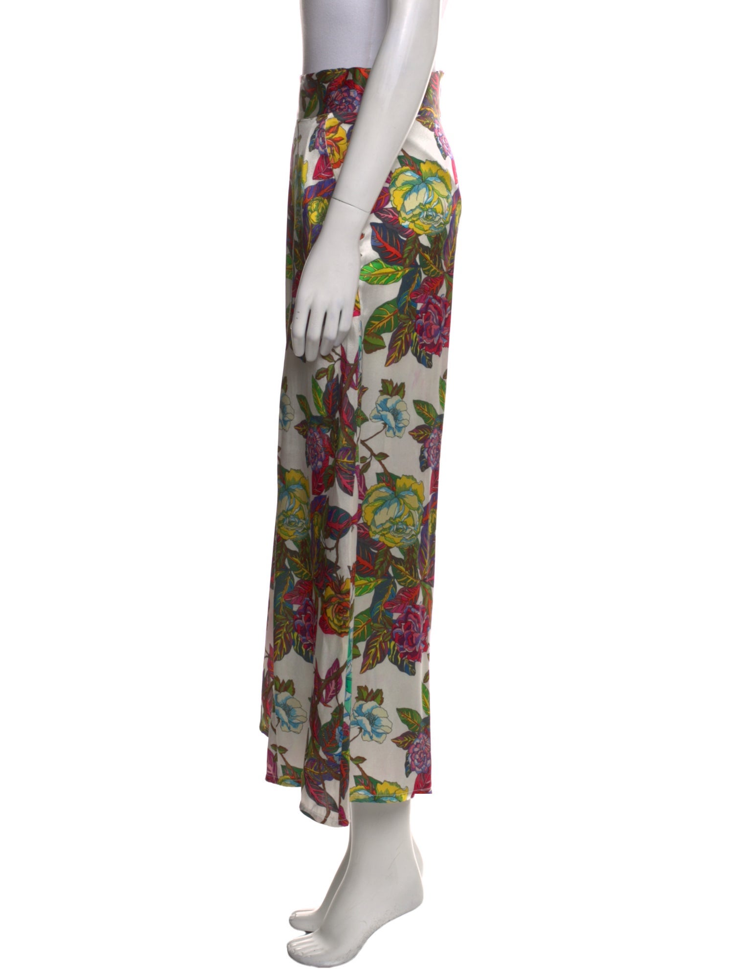 Adriana Iglesias Silk Wide Leg Pants