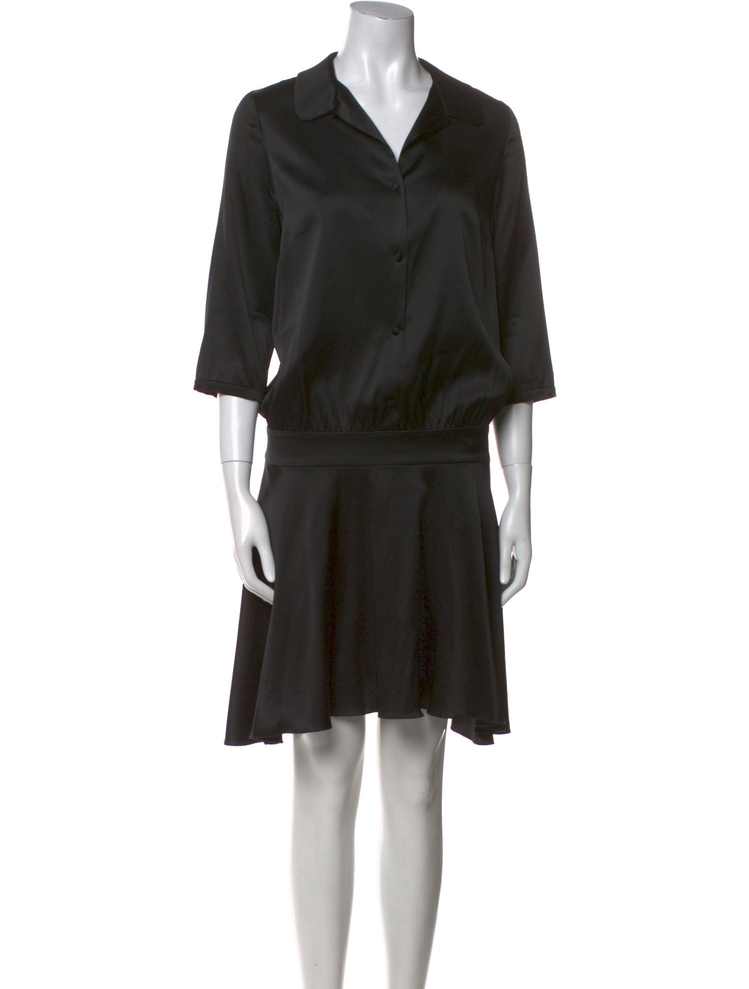 Adriana Iglesias Silk Knee-Length Dress