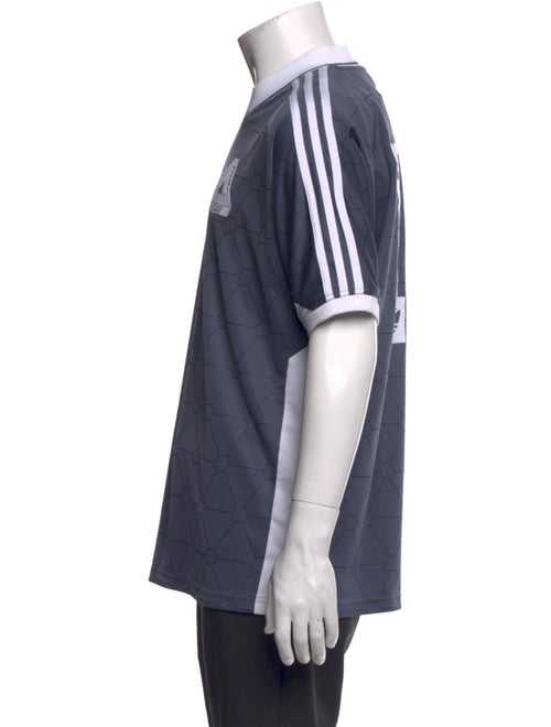 Adidas x Palace Graphic Print V-Neck T-Shirt