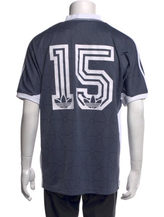 Adidas x Palace Graphic Print V-Neck T-Shirt