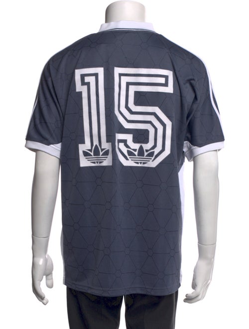 Adidas x Palace Graphic Print V-Neck T-Shirt