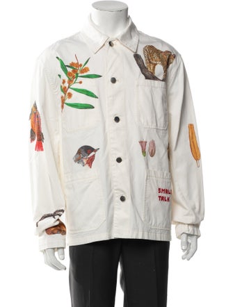 Adish Graphic Print Utility Jacket