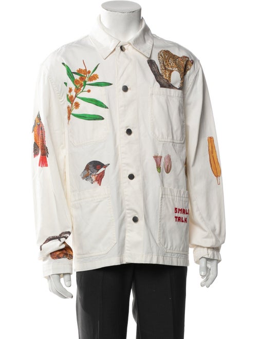 Adish Graphic Print Utility Jacket