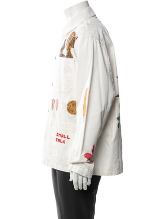 Adish Graphic Print Utility Jacket