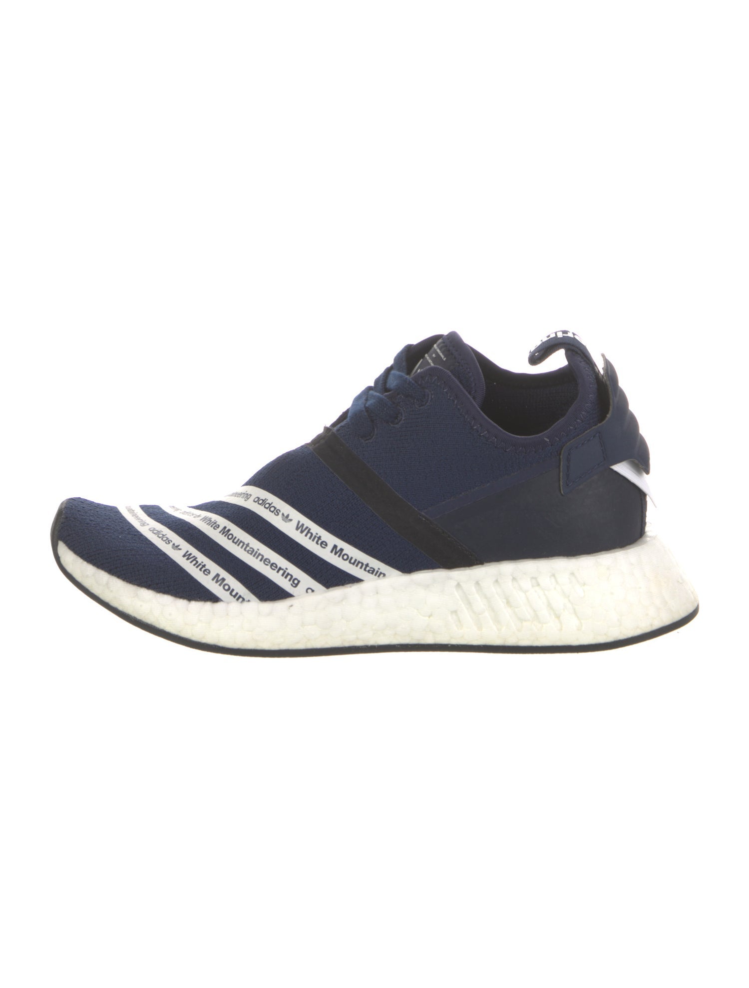 adidas x White Mountaineering Nylon Striped Athletic Sneakers