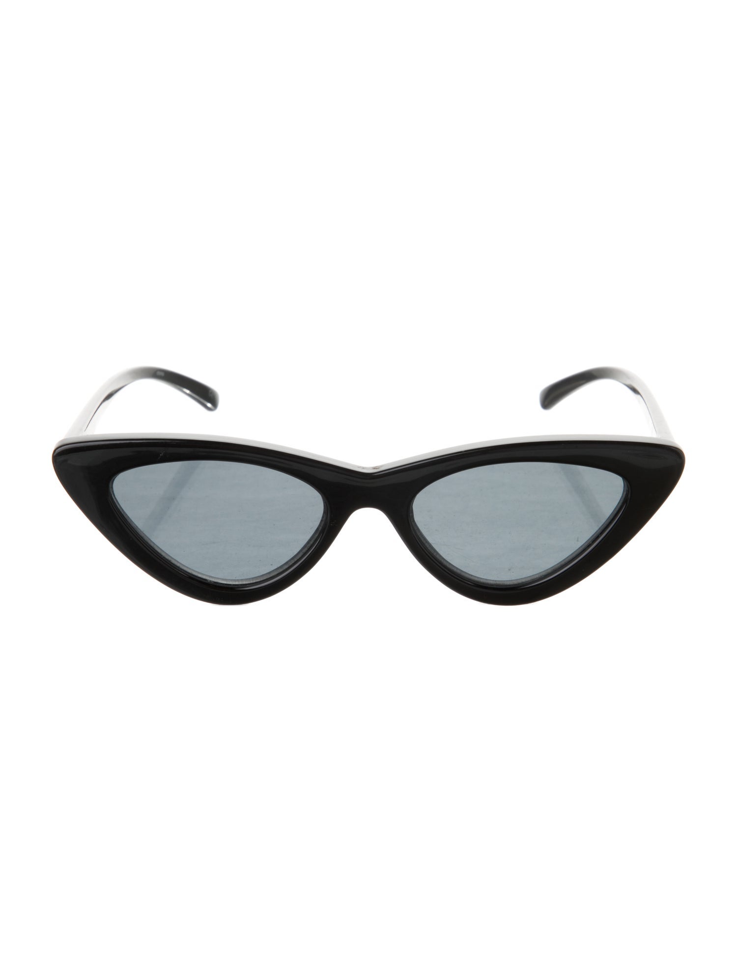 Adam Selman x Le Specs Cat-Eye Mirrored Sunglasses - Black  display picture 1