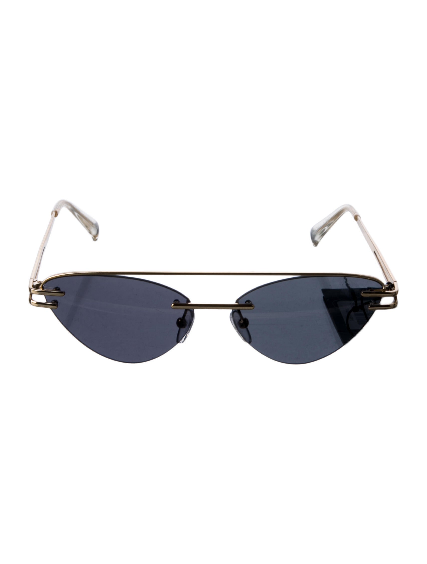 Adam Selman x Le Specs Aviator Tinted Sunglasses