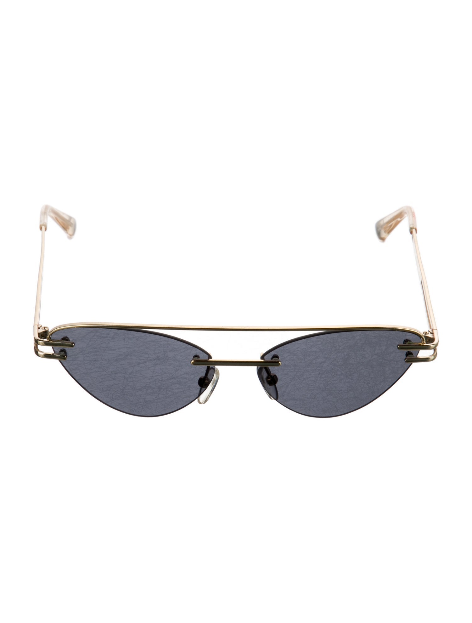 Adam Selman x Le Specs Cat-Eye Tinted Sunglasses