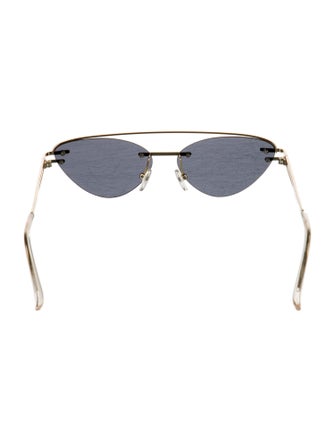 Adam Selman x Le Specs Cat-Eye Tinted Sunglasses