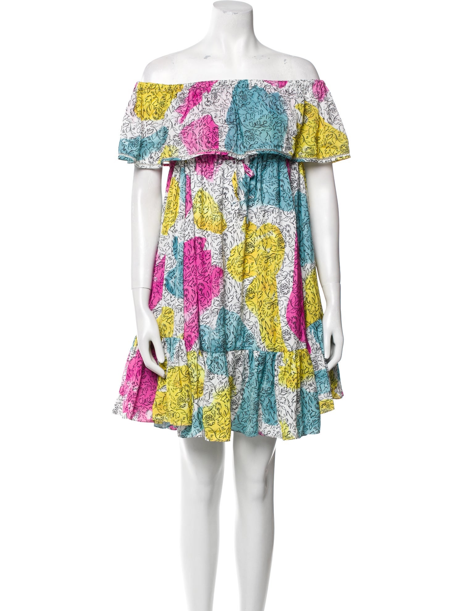 Adam Selman Printed Mini Dress w/ Tags