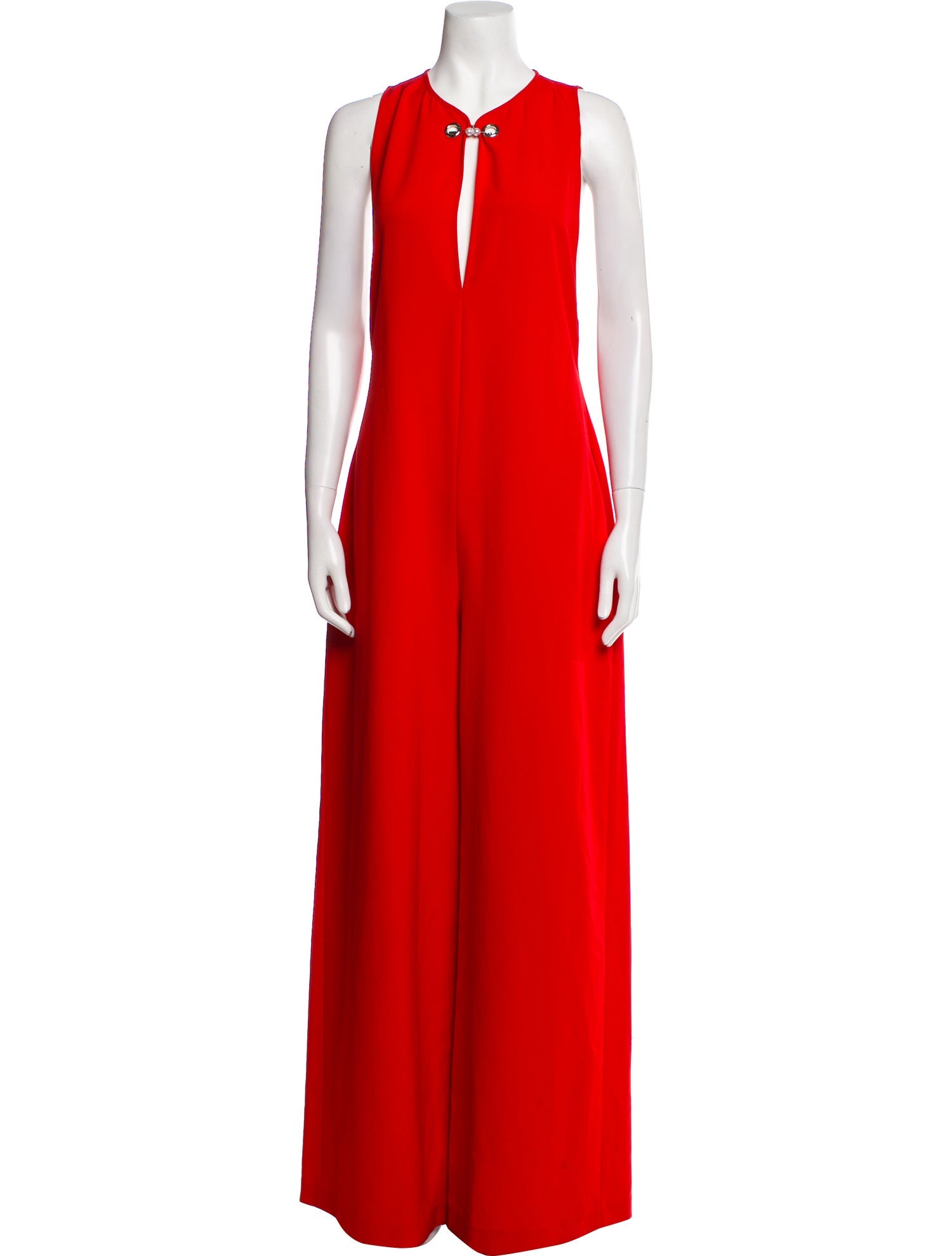 Adam Selman V-Neck Jumpsuit