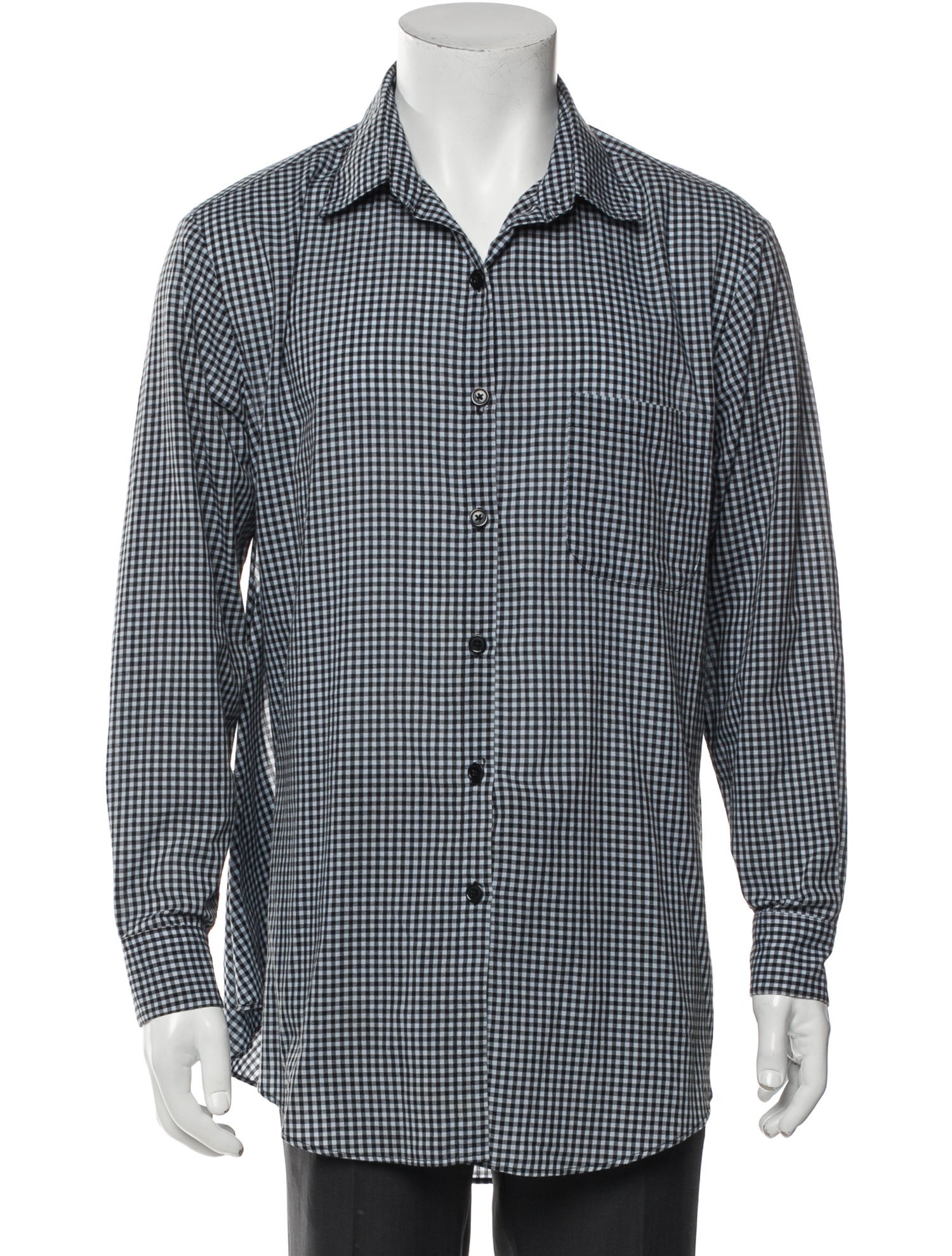 Adam Selman Plaid Print Long Sleeve Shirt