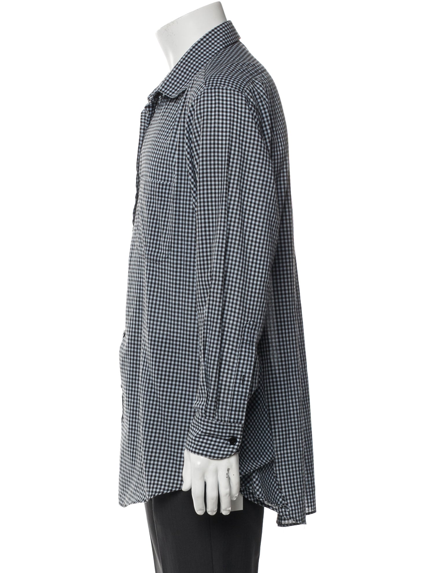 Adam Selman Plaid Print Long Sleeve Shirt