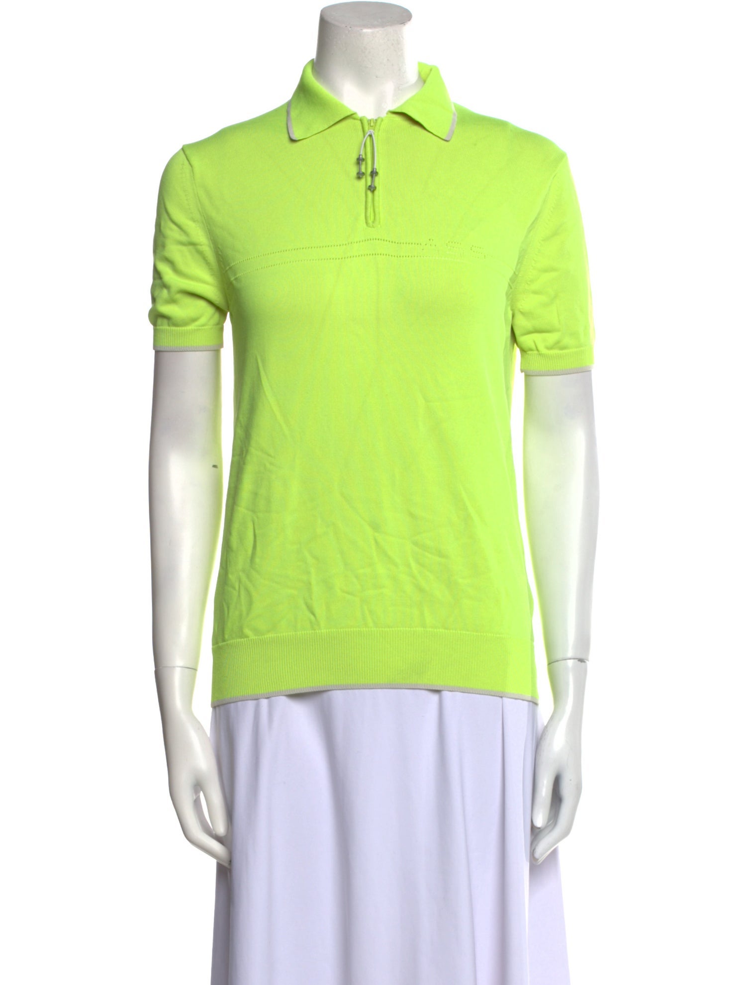 Adam Selman Short Sleeve Polo