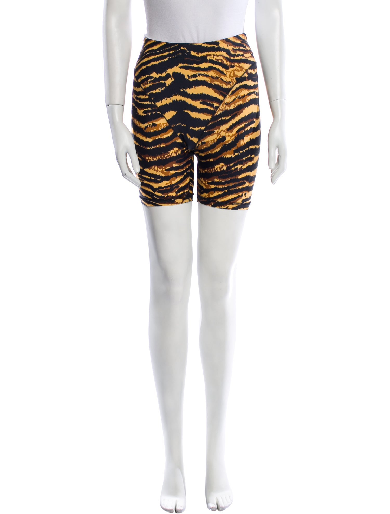 Adam Selman Nylon Mini Shorts