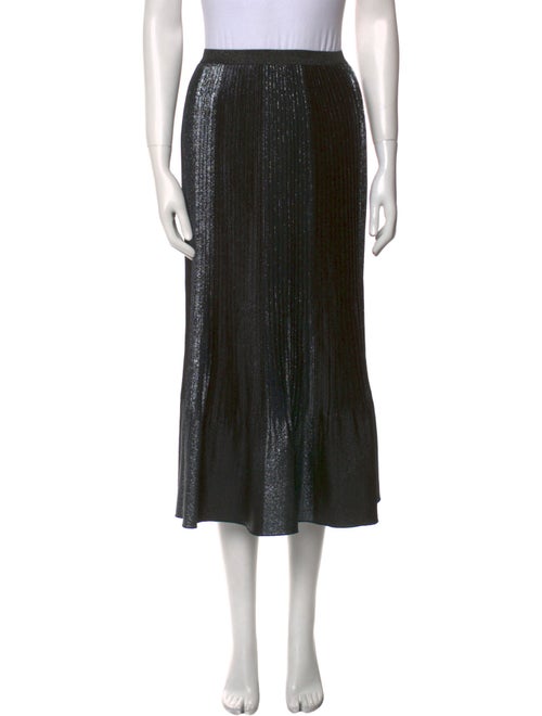 Adam Selman Glitter Accents Midi Length Skirt