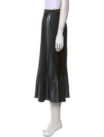 Adam Selman Glitter Accents Midi Length Skirt