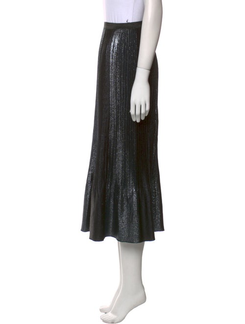 Adam Selman Glitter Accents Midi Length Skirt