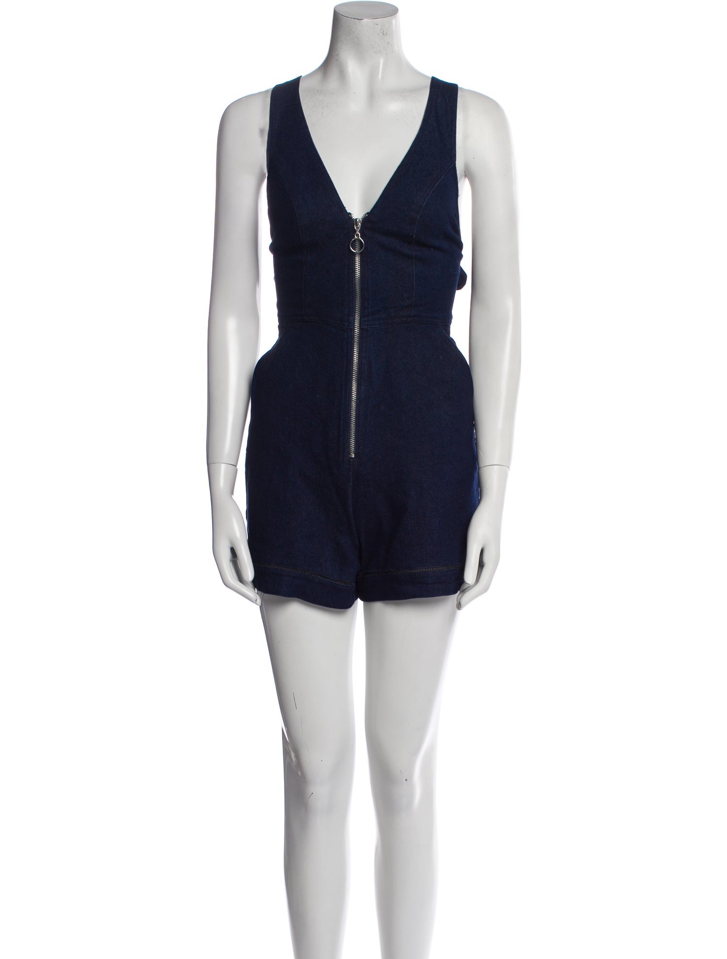 Adam Selman V-Neck Romper