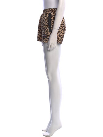 Adam Selman Animal Print Mini Shorts