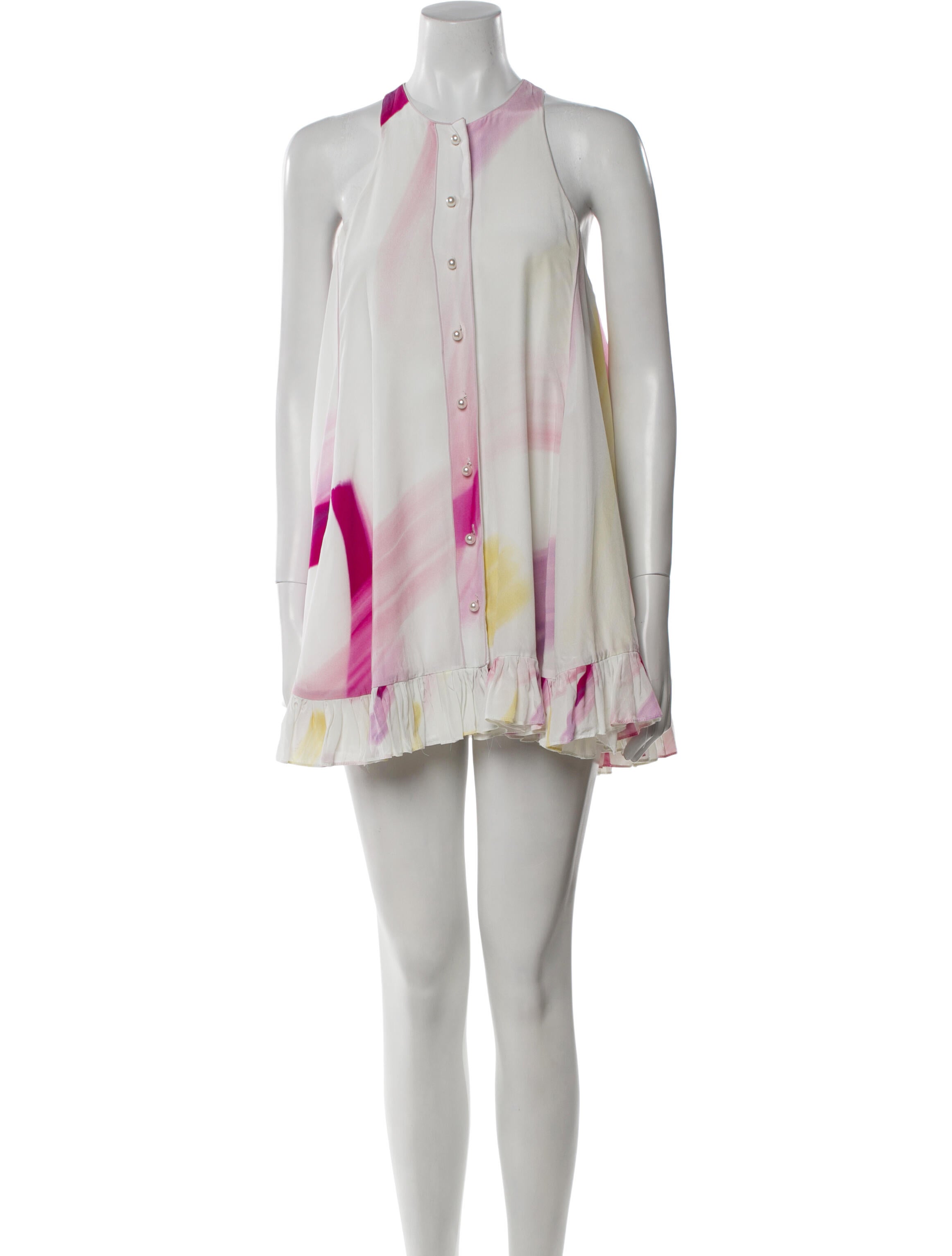 Adam Selman Silk Mini Dress