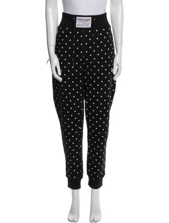 Adam Selman Polka Dot Print Sweatpants