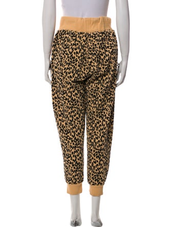 Adam Selman Animal Print Sweatpants